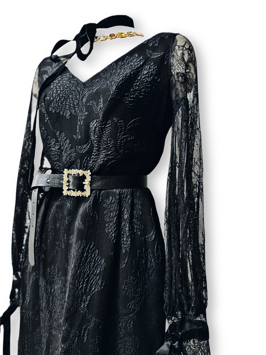 Full Black Dress "Elsy"