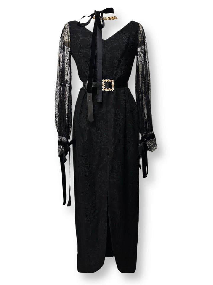 Full Black Dress "Elsy"