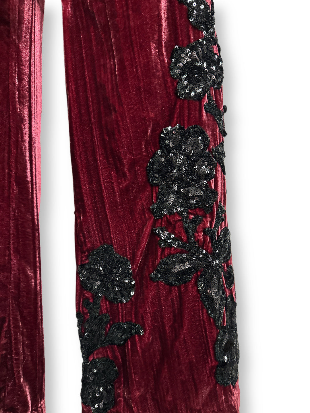 Sequin Velvet Pants