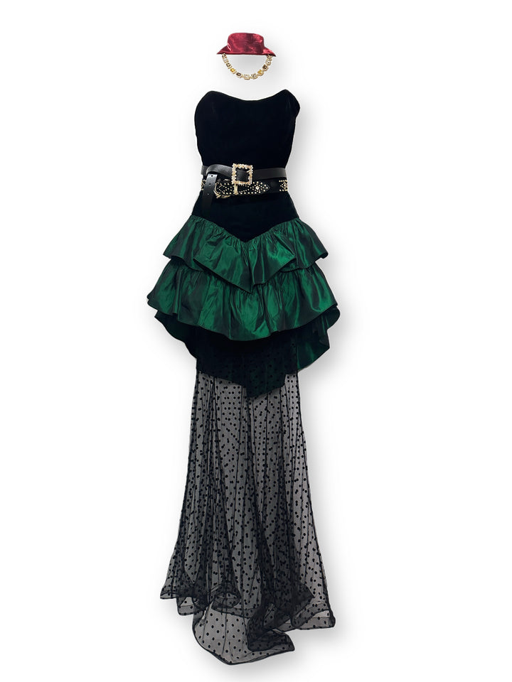 Velvet Taffeta Dress