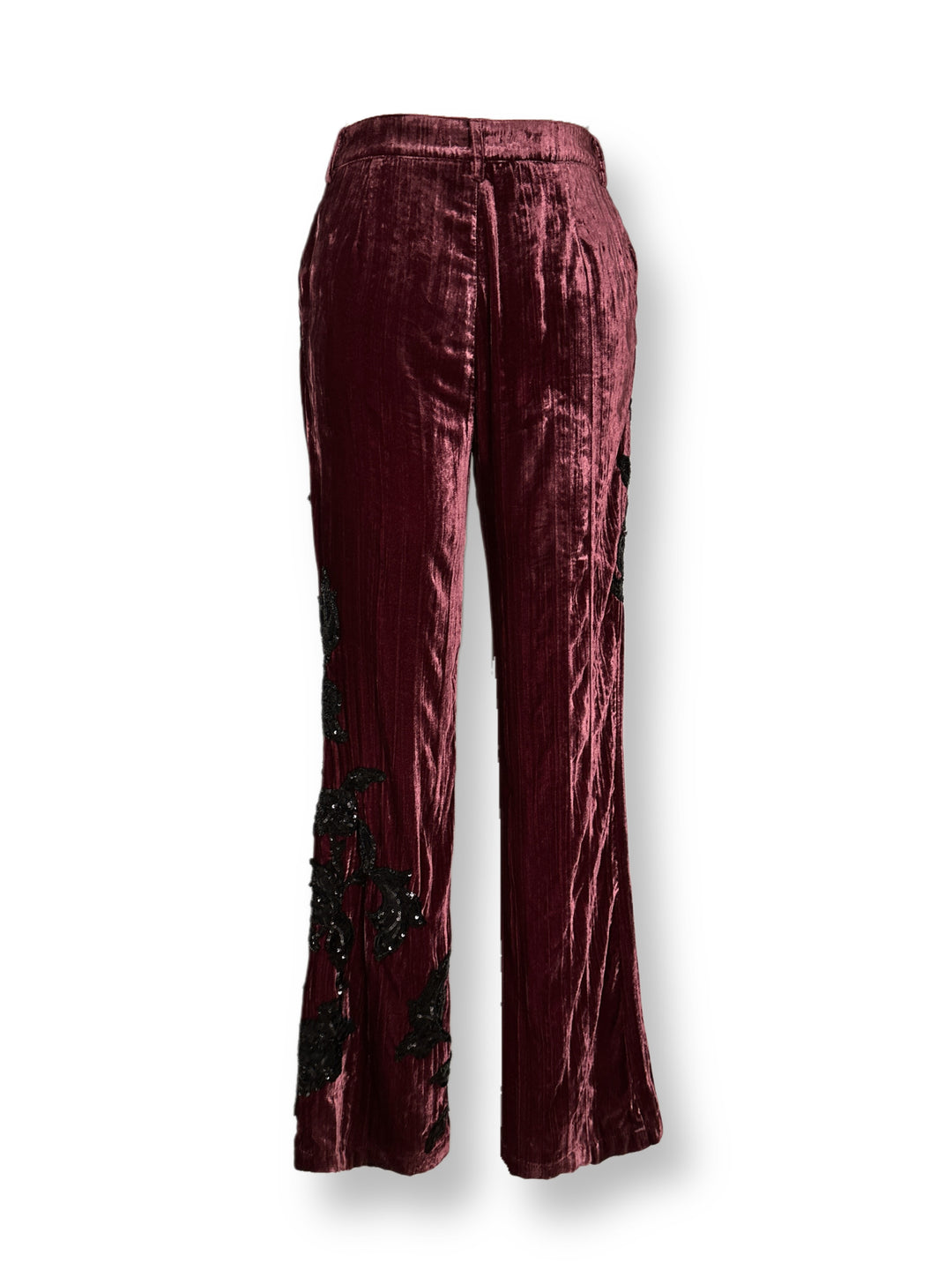 Sequin Velvet Pants