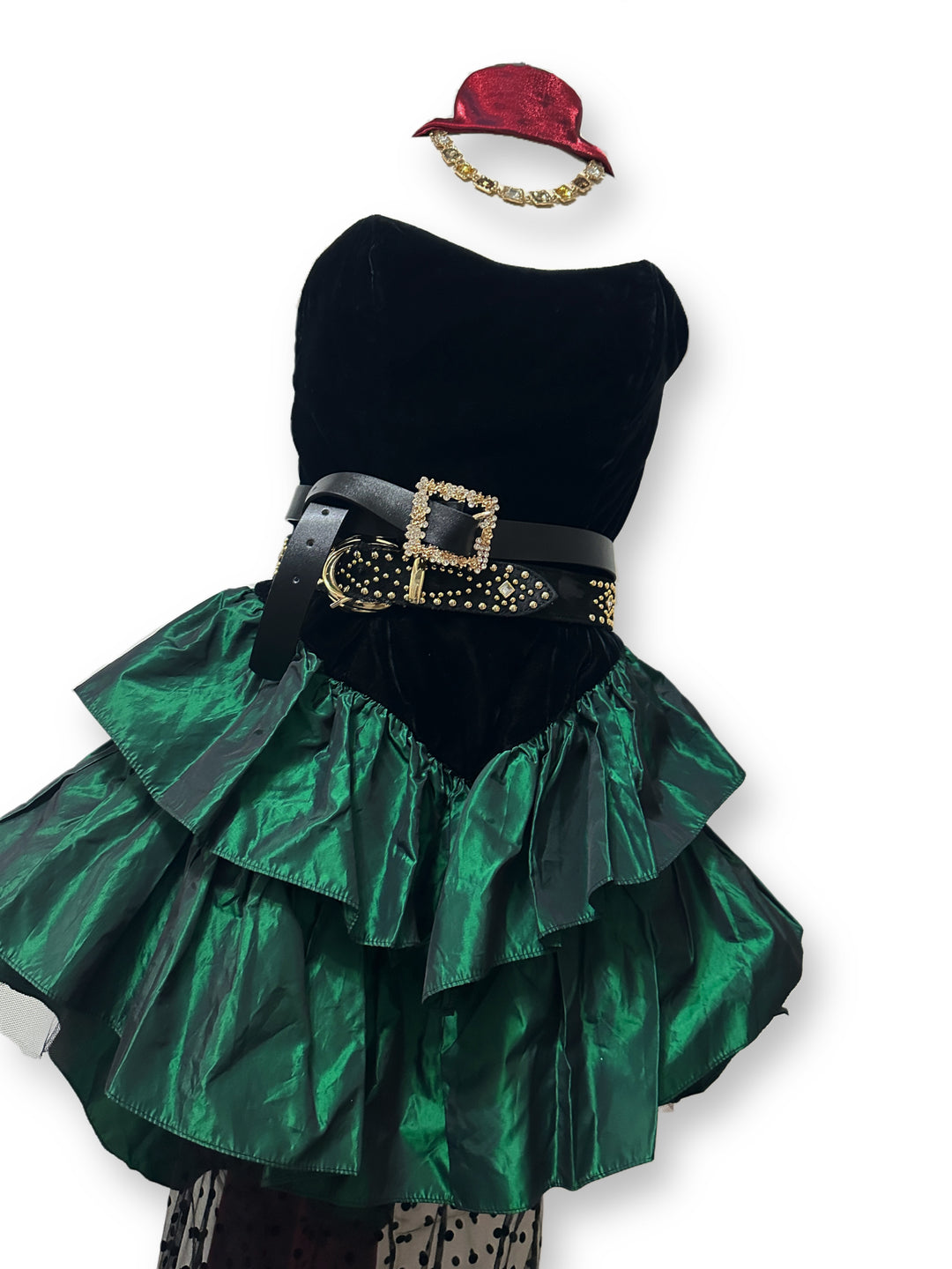 Velvet Taffeta Dress