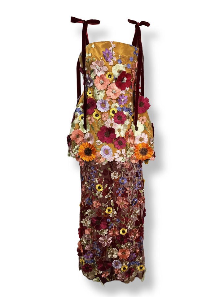 Flowers and Pearls Dress