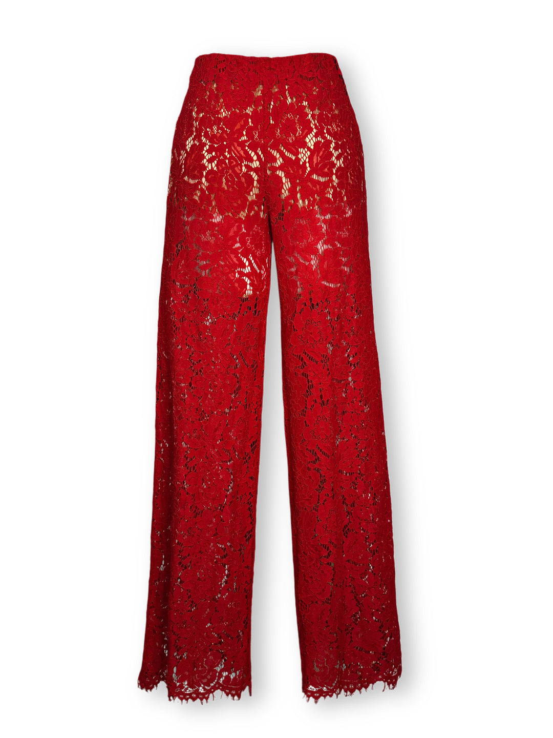 Red Lace Pants