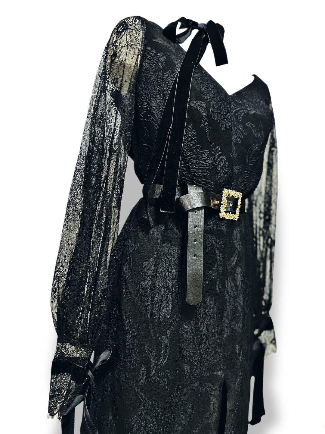 Full Black Dress "Elsy"