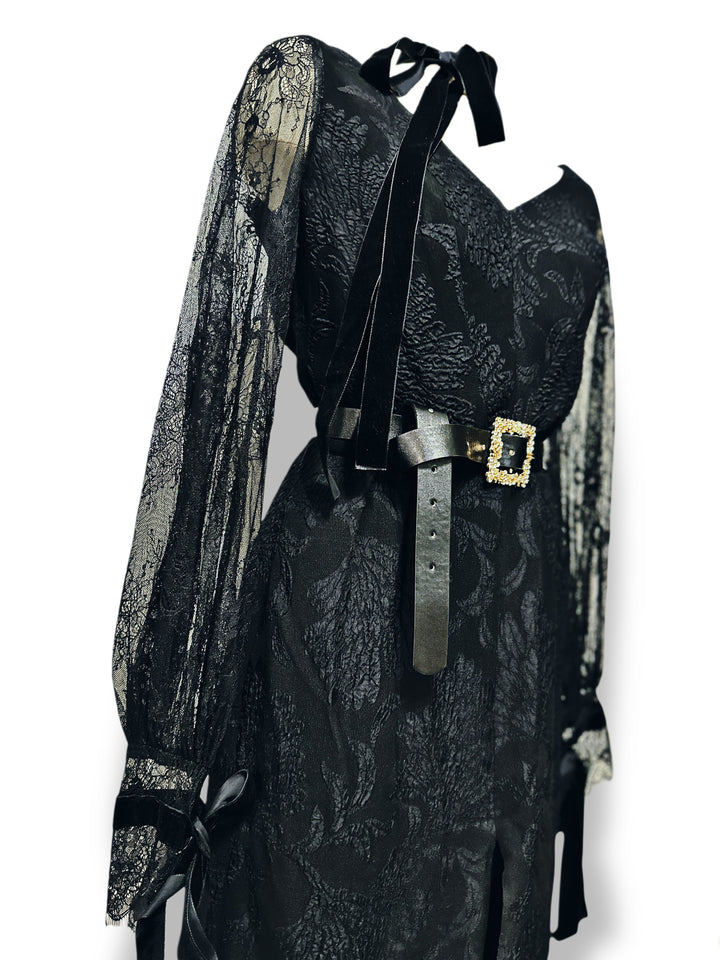 Full Black Dress "Elsy"