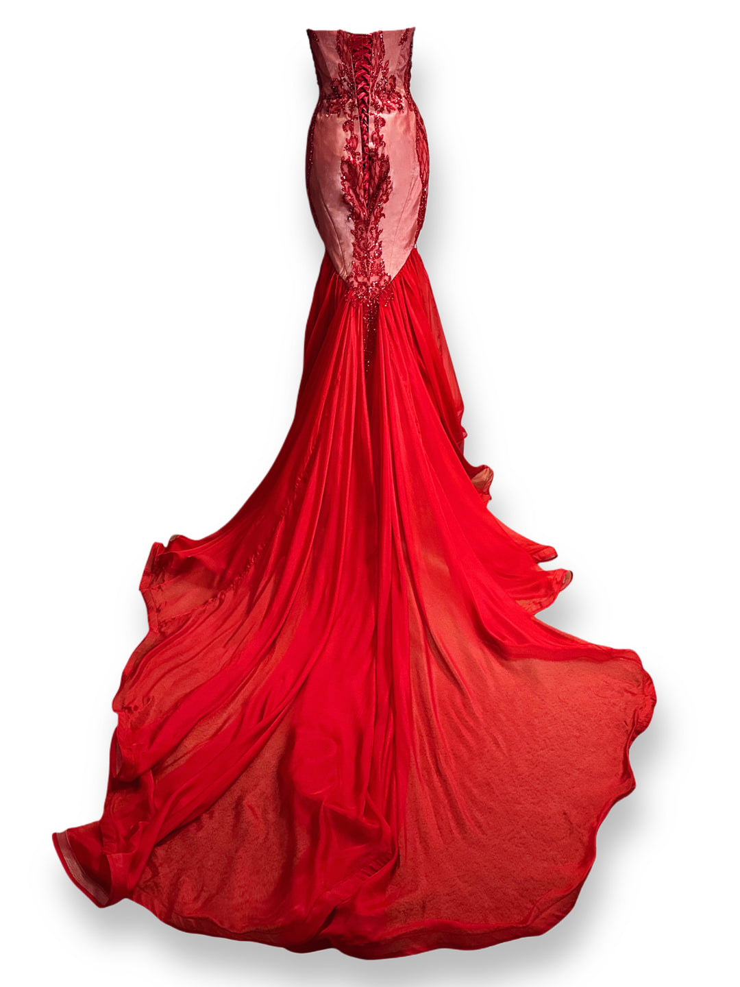 Red Mermaid Dress