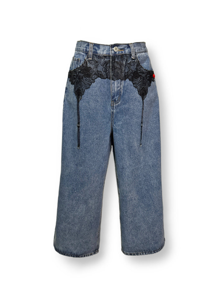 Lace Jeans