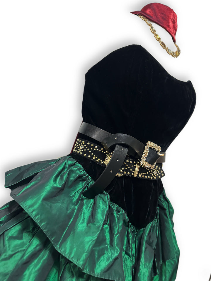 Velvet Taffeta Dress