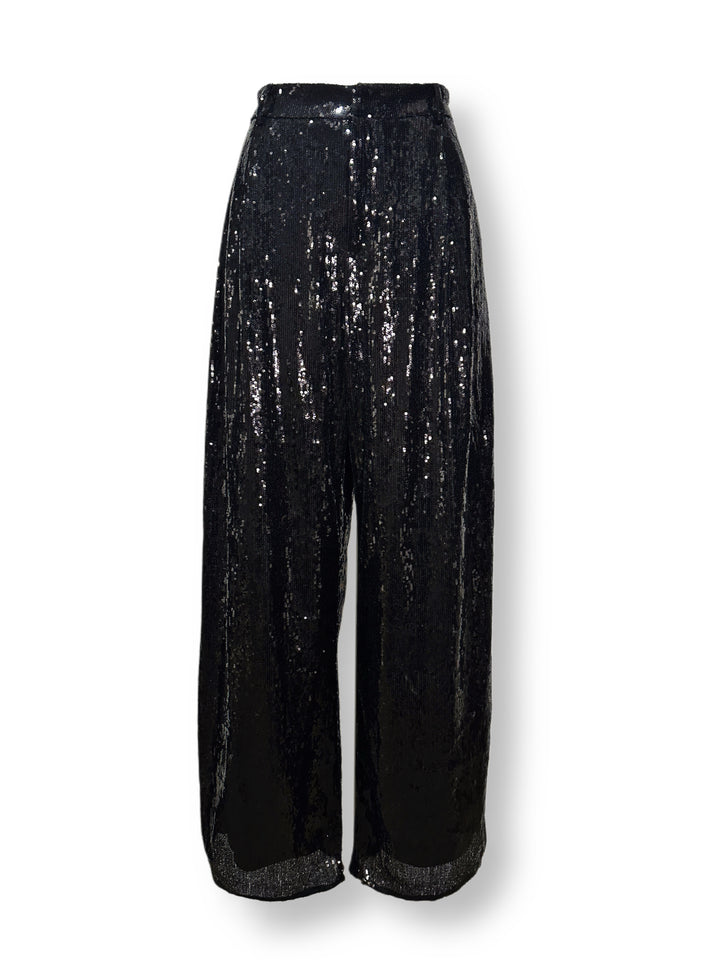 Black Sequin Pants