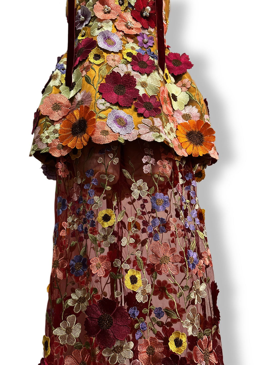 Flowers and Pearls Dress