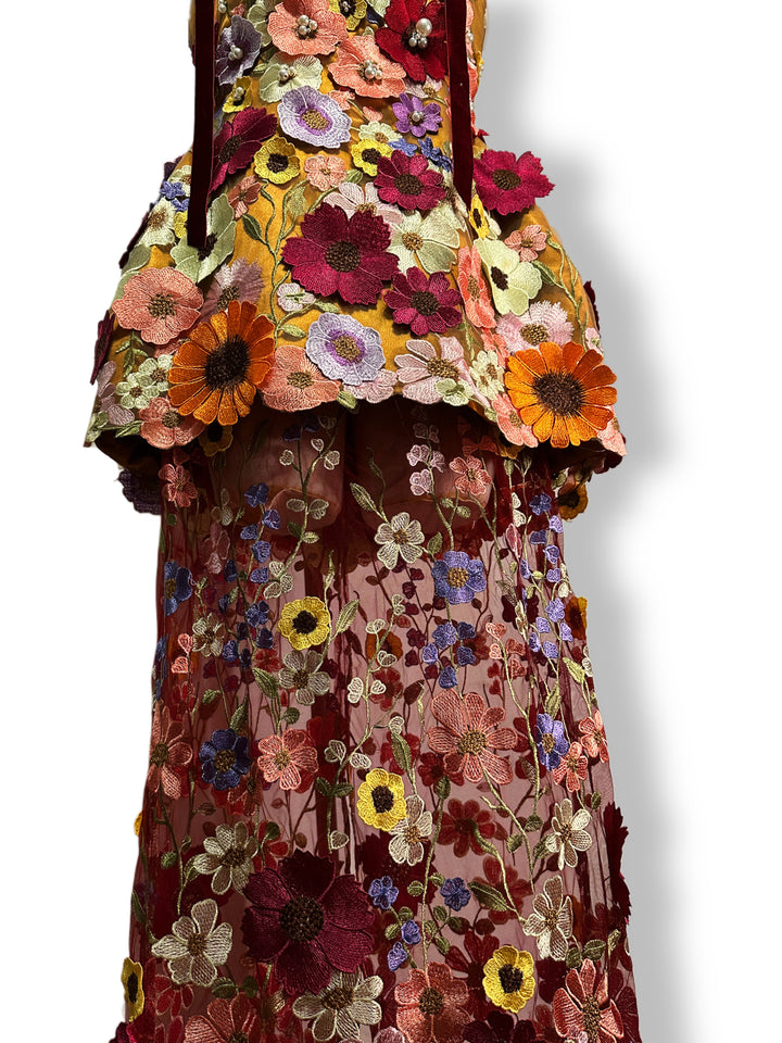 Flowers and Pearls Dress