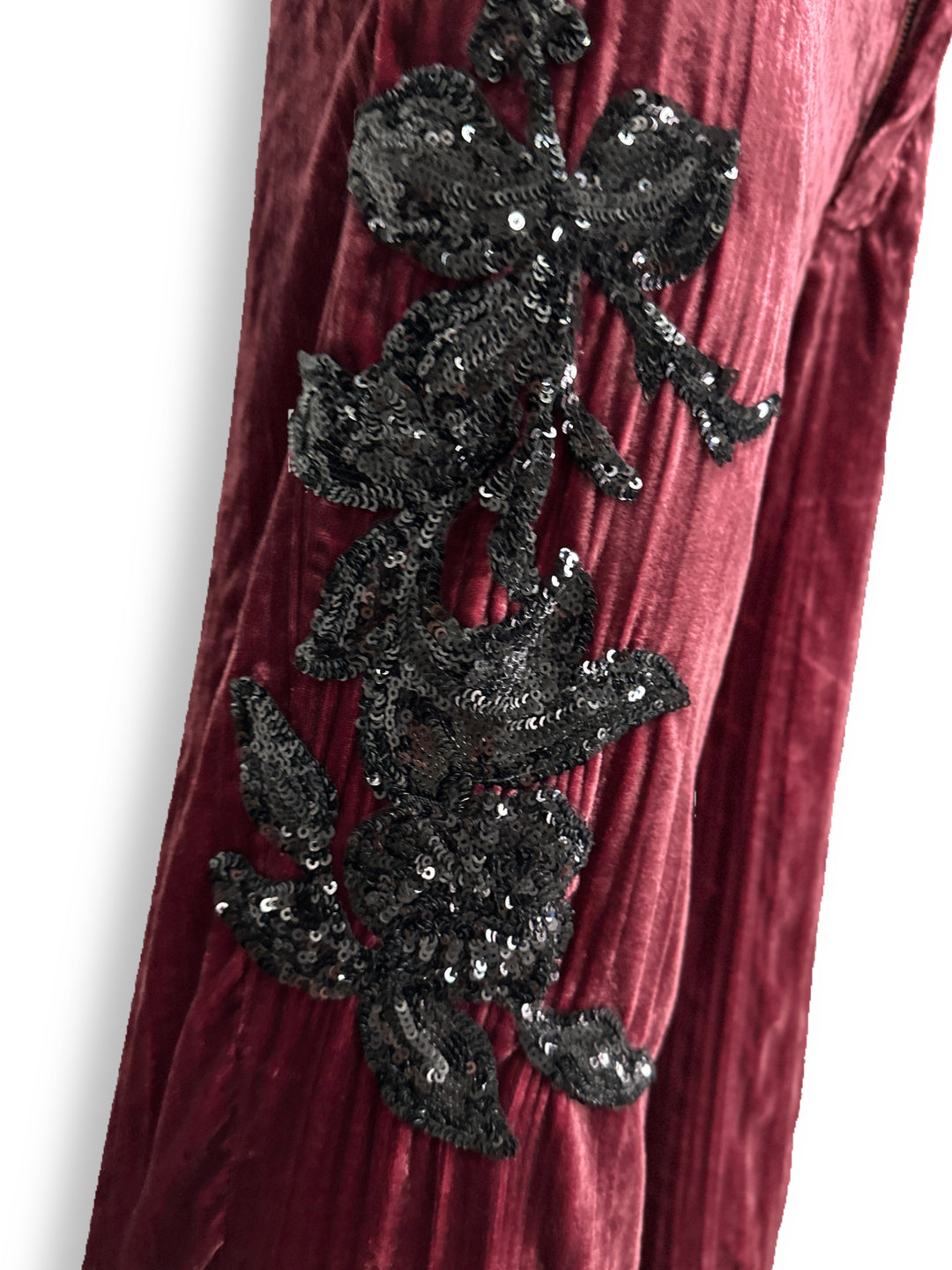 Sequin Velvet Pants