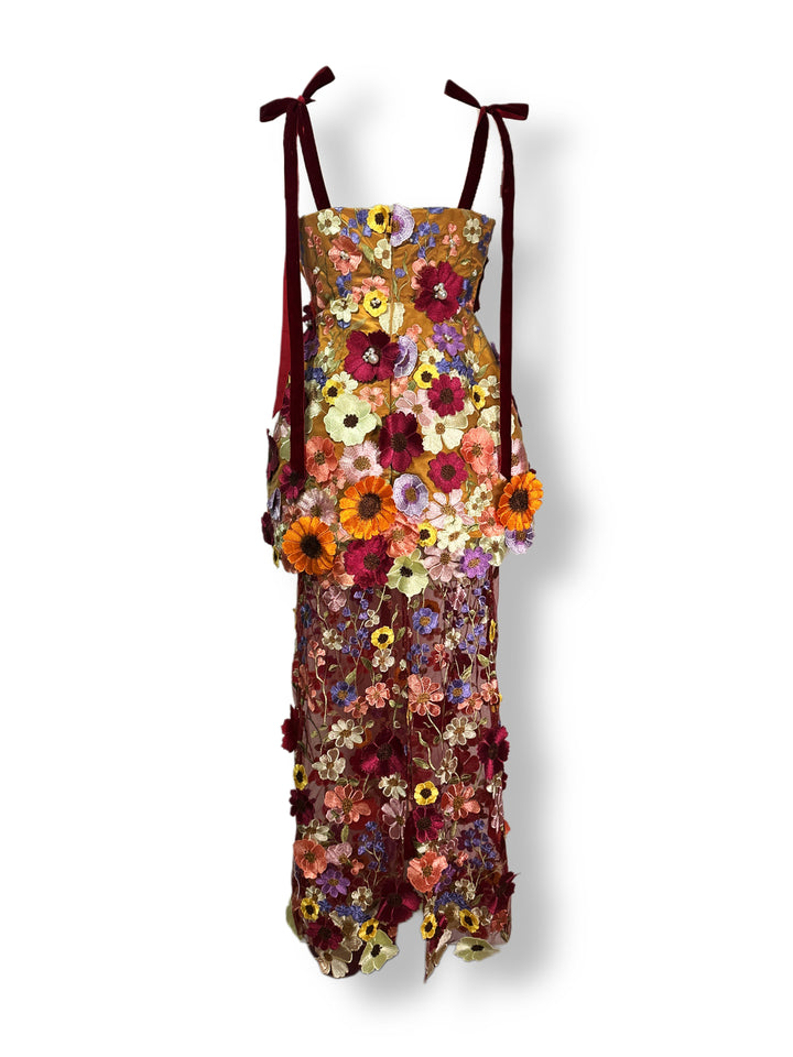 Flowers and Pearls Dress