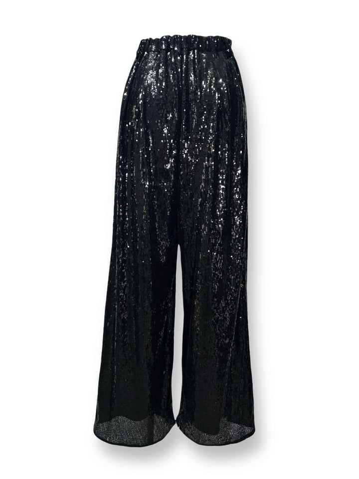 Black Sequin Pants